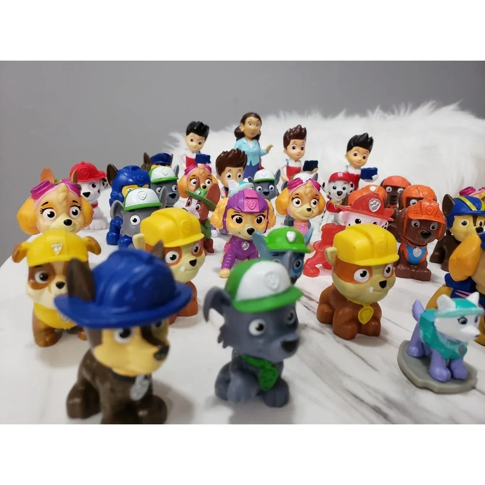 Lot 40 Paw Patrol Nickelodeon Nick Jr Figure Dog Toy Mixed Rider Chase Marshall